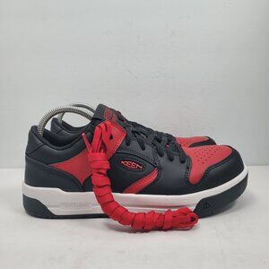 Keen Utility Men's Red/Black Overton Work Steel Toe Shoes US Size 9D NWOT SAMPLE